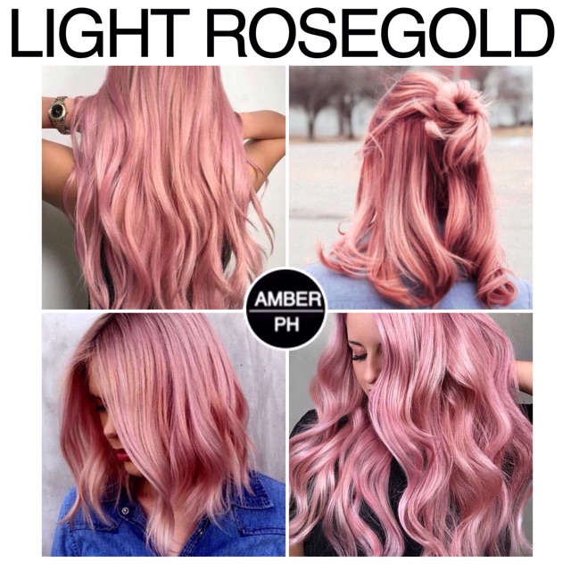 Light Rosegold Hair Dye Shopee Philippines