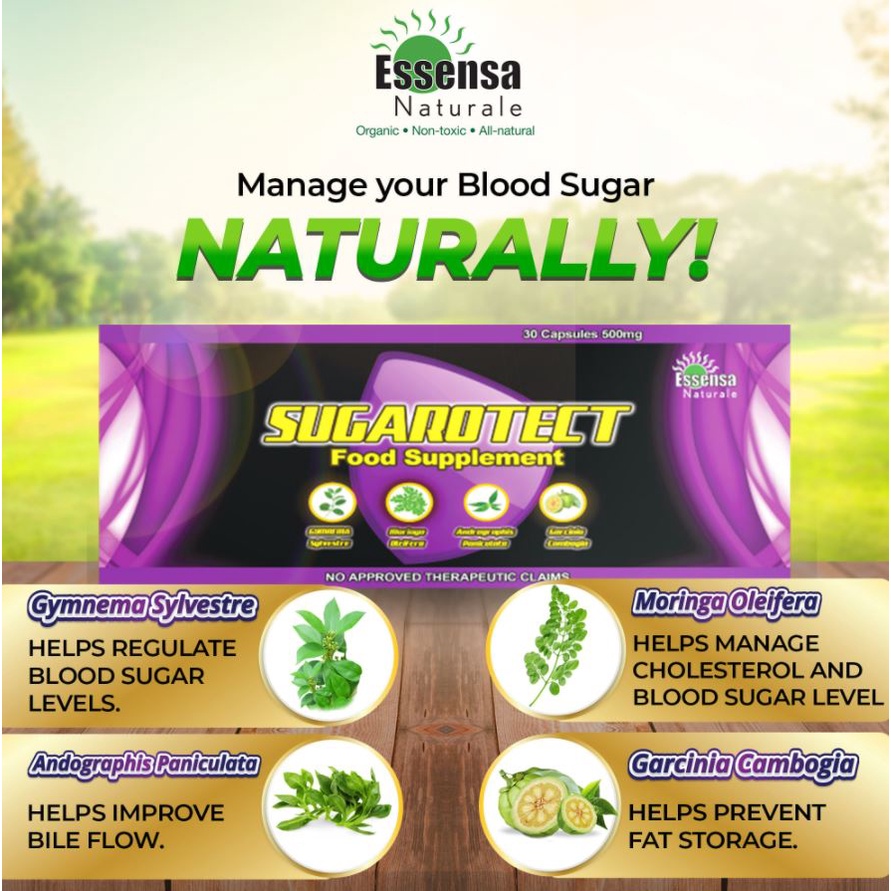 Sugarotect Food Supplement 30 Capsules (500mg)