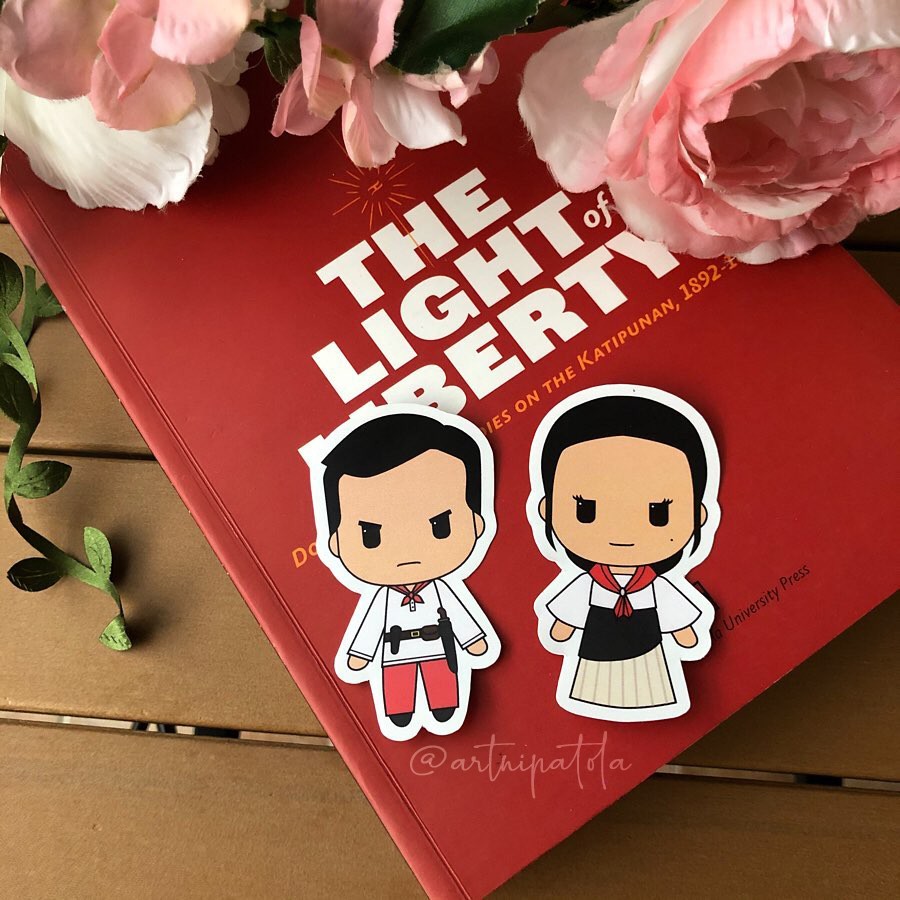 Chibi Bayani (Jose Rizal, Andres Bonifacio, etc.) Stickers by Artnipatola