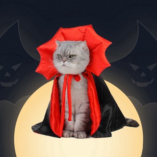 Pet Halloween Cape Cosplay Comfortable Exquisite Decoration for Dog And Cat Halloween Costume Festival Dress Up