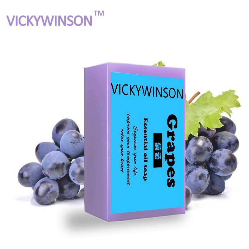 Grapes handmade soap 50g Collagen Skin Lightening Handmade Soap Oil