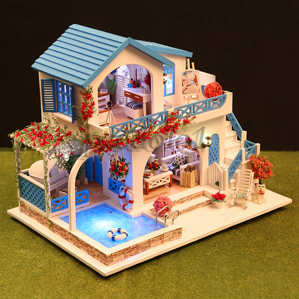 miniature wooden house kits