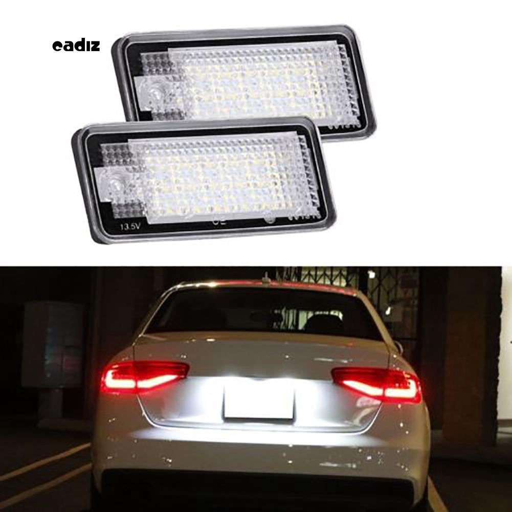 audi a3 number plate bulb replacement