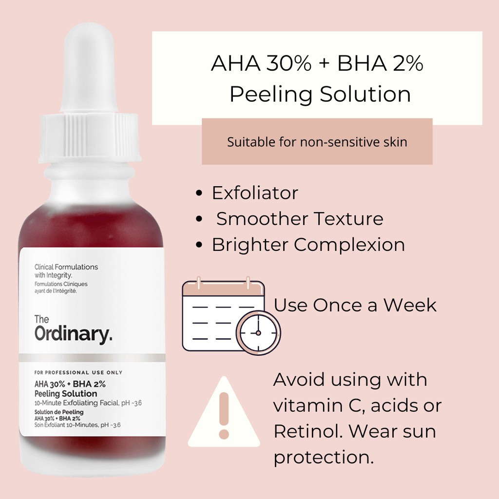 the ordinary aha peeling solution