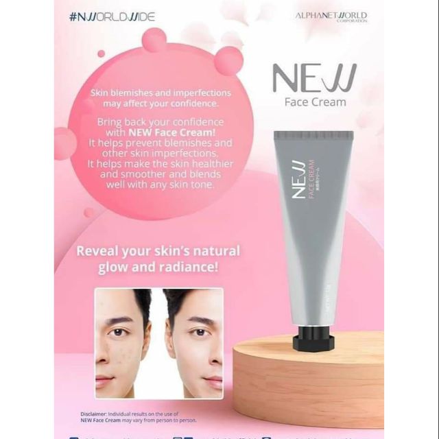new face cream nworld