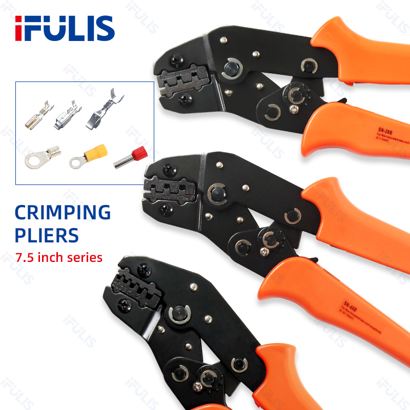 7.5 inches Crimping Tool kit Pliers Set Wire Crimping Jaw Terminal ...