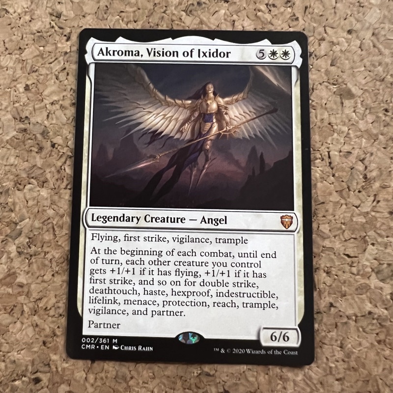 MTG AKROMA, VISION OF IXIDOR | ANGEL | COMMANDER LAGENDS | WHITE ...