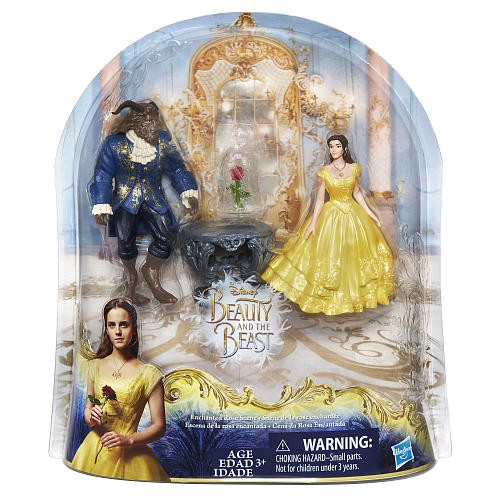 Disney Beauty And The Live Action Beast Enchanted Rose Scene Doll Set Belle And Beast Live Action Shopee Philippines