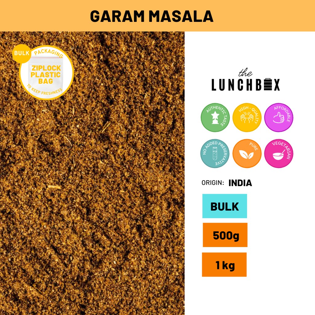 Garam Masala Bulk 500g 1kg (Authentic Herbs & Spices) Shopee