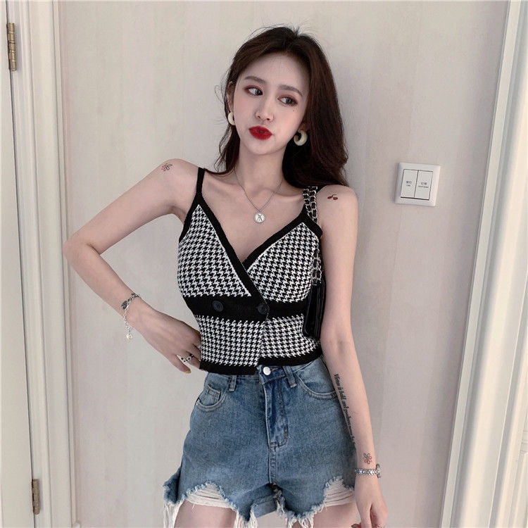 korean sleeveless top