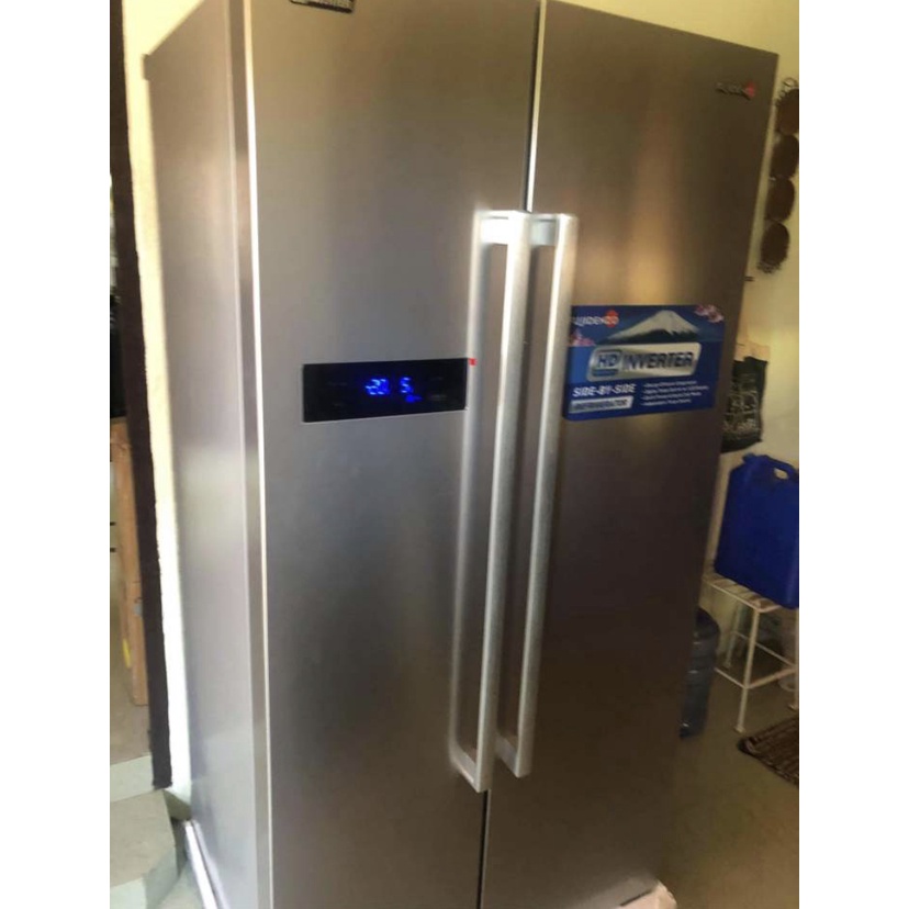 Fujidenzo 20 cu . ft . HD Inverter Side by Side Refrigerator ISR 20