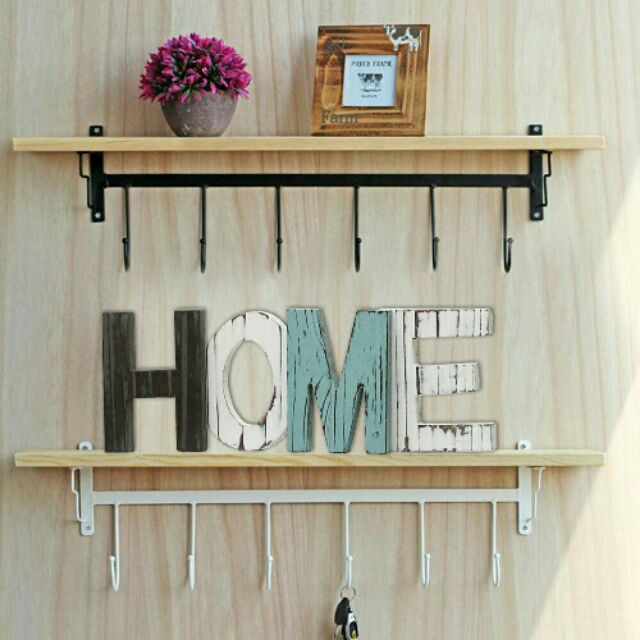 Rustic Wood Home Sign Free Standing Decorative Wooden Letters