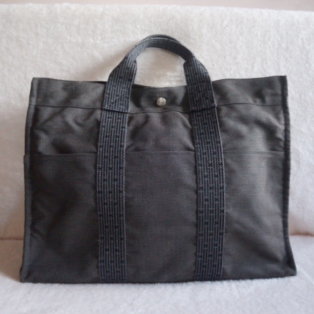 hermes canvas bag