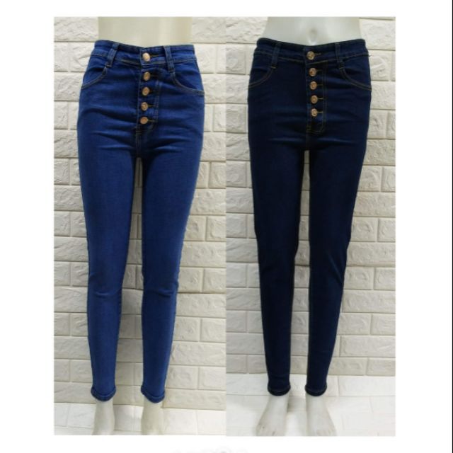 2 color denim jeans