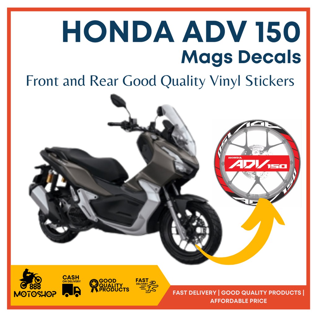 Mags Decals A Series For Honda Adv 150 Shopee Philippines