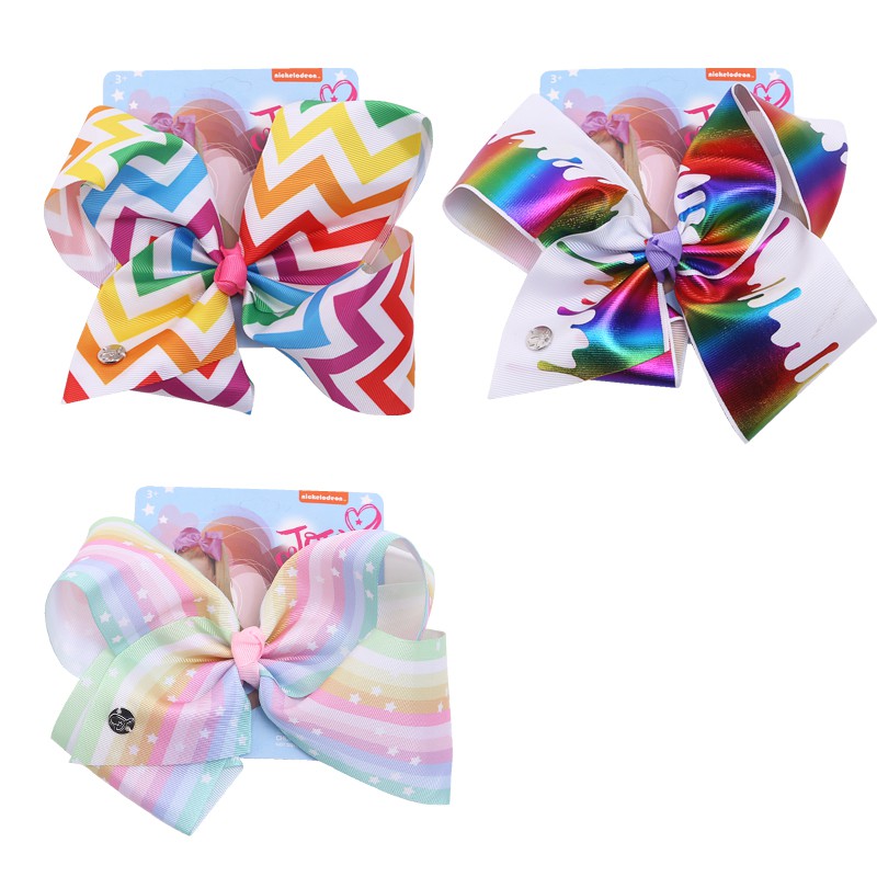 8 Jojo Siwa For Baby Hair Clip Large Unicorn Hair Bows Shopee