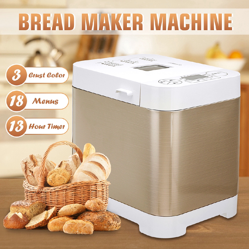 450W Bread Maker Automatic Intelligent Bread baking Home diy Yogurt