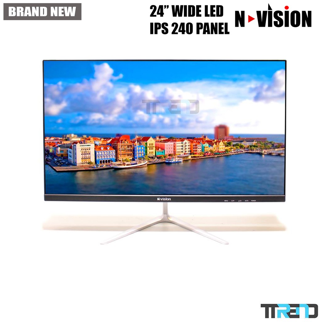 Nvision 24" 1080p 75hz 5ms IPS Frameless Borderless ...