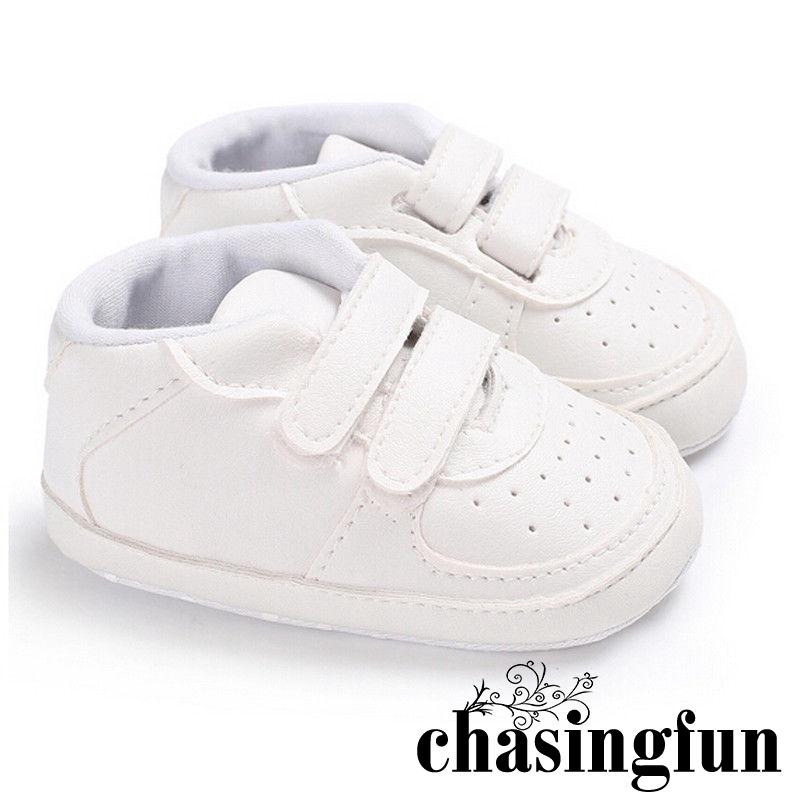 baby boy white crib shoes