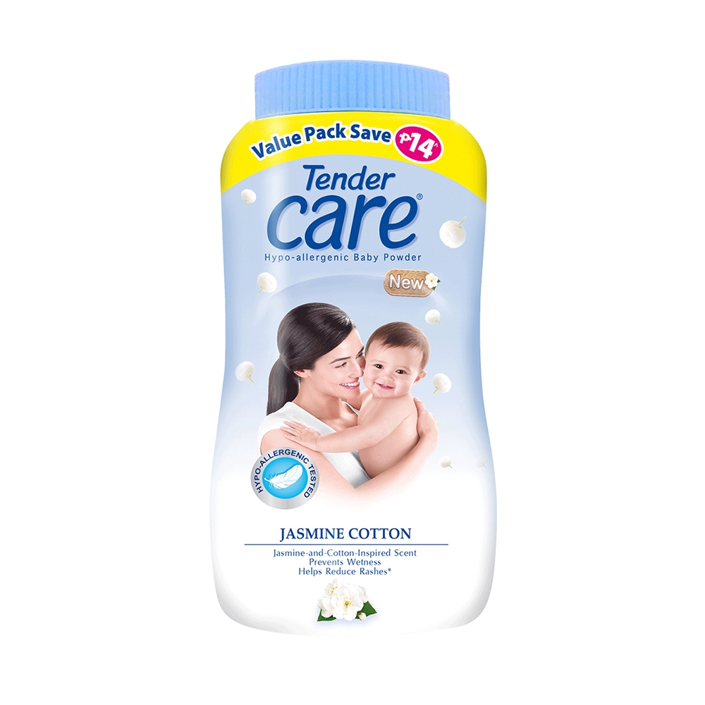 Tender Care Jasmine Cotton Hypoallergenic Baby Powder 200g Shopee