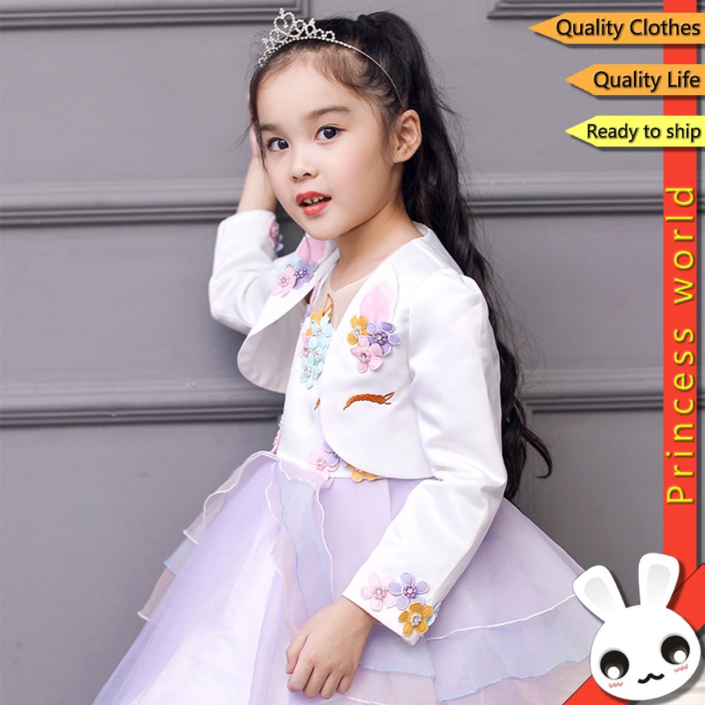 girls unicorn cardigan