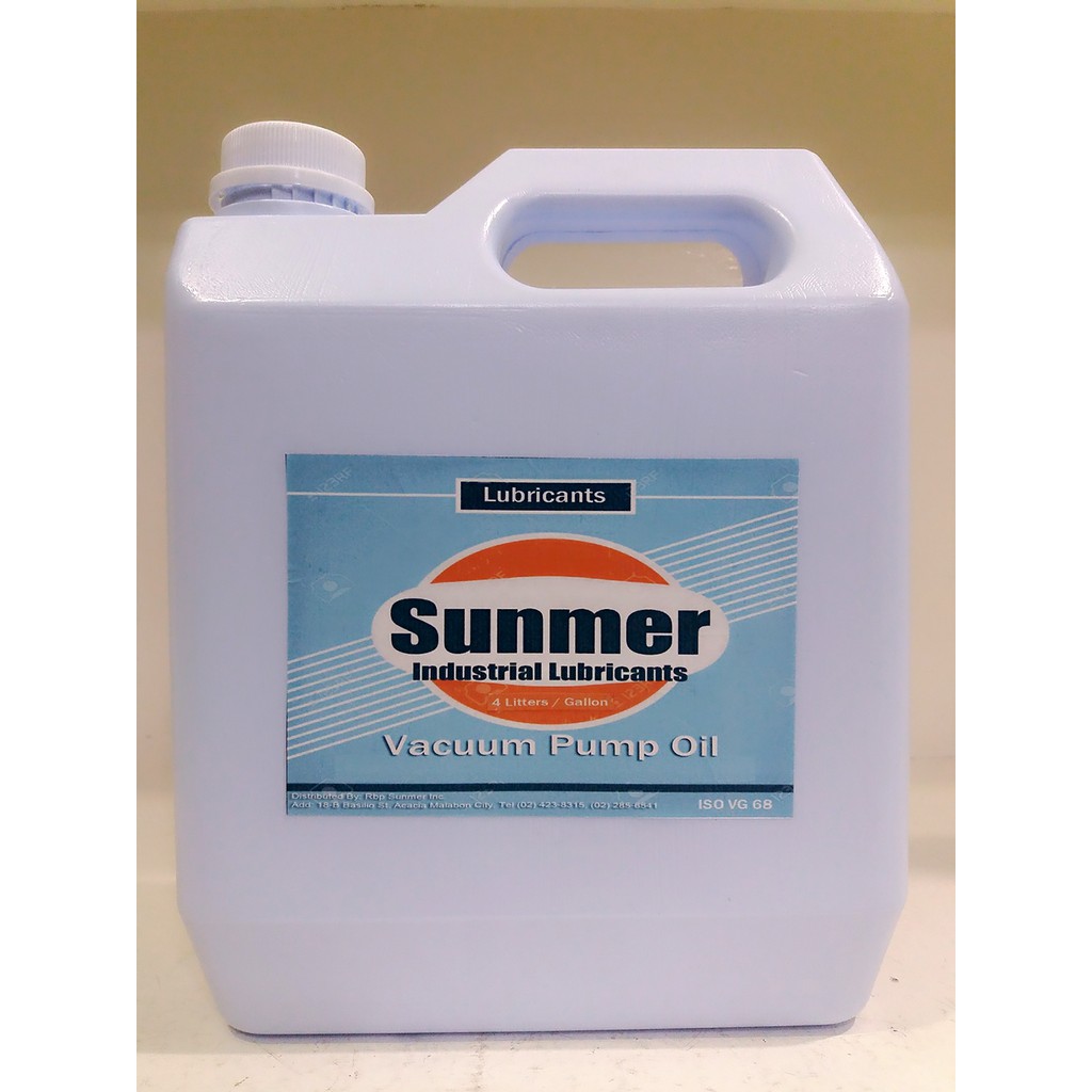 Vacuum Pump Oil Iso Vg 68 (gallon) Shopee Philippines