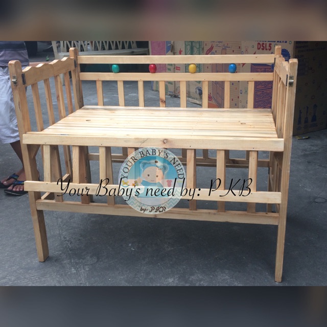 Dropside Wooden Crib Shopee Philippines