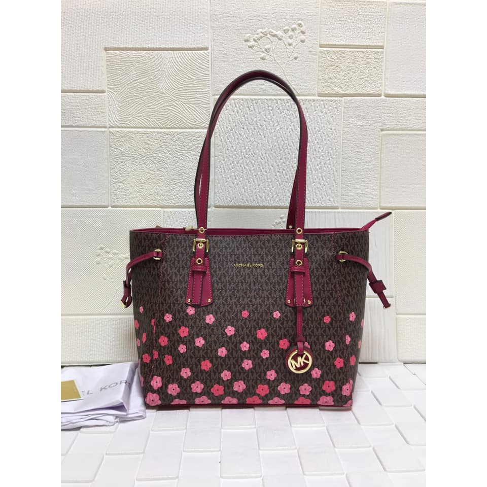 mk floral bag