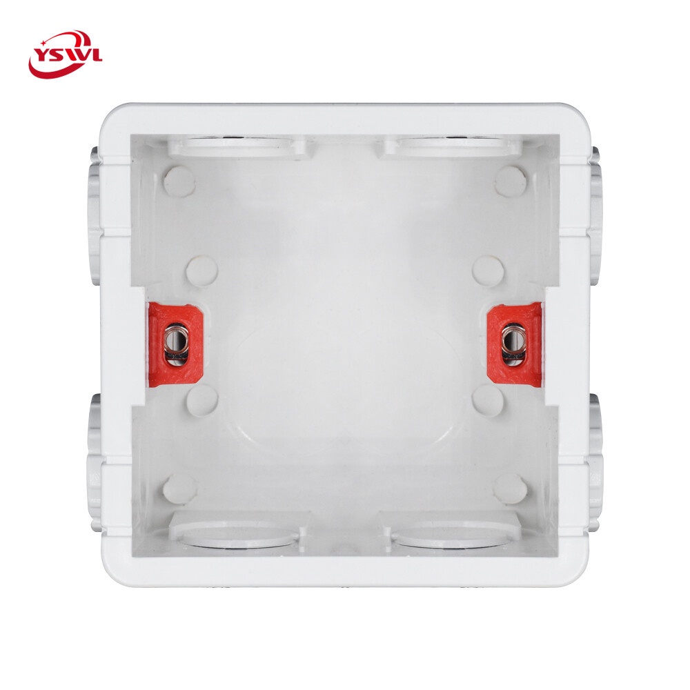YSWL Adjustable wall switch box 86mm utility box wall socket box PVC