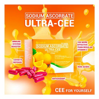 Ultra-Cee Sodium Ascorbate Vitamin C 562.43mg 100 capsules ...
