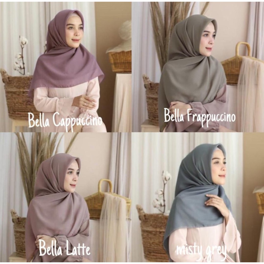 Hijab Rectangular bella square / Rectangular Hijab / Rectangular Veil