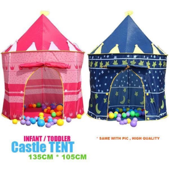 kids castle tent
