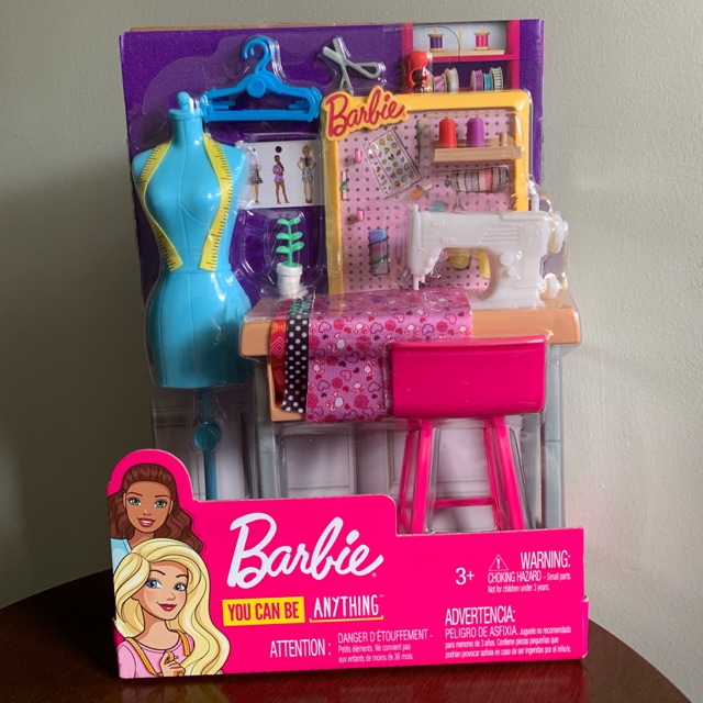 barbie sewing set