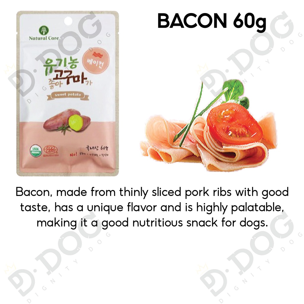 【 NATURAL CORE 】 유기농 고구마 60g Organic sweet potato based Dog Treats cube snack for Pet Dogs chews #4