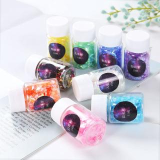 CHK 15ml colorful broken sugar shell fragments, shimmering fragments, epoxy resin molds, making jewelry, used for DIY jewelry filling