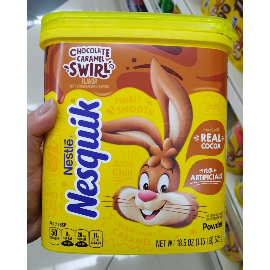 NESQUIK CHOCOLATE CARAMEL SWIRL 525g Shopee Philippines