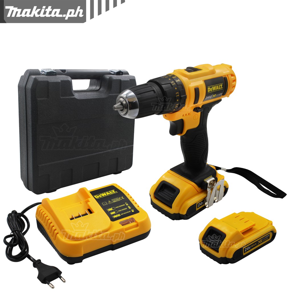 DeWALT 24V Lithium Ion Cordless Hammer Drill Shopee Philippines