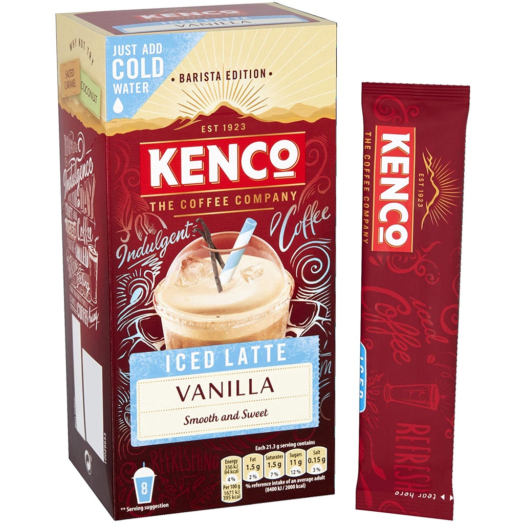 Kenco Vanilla Iced Latte Instant Coffee from UK Barista Edition Shopee Philippines