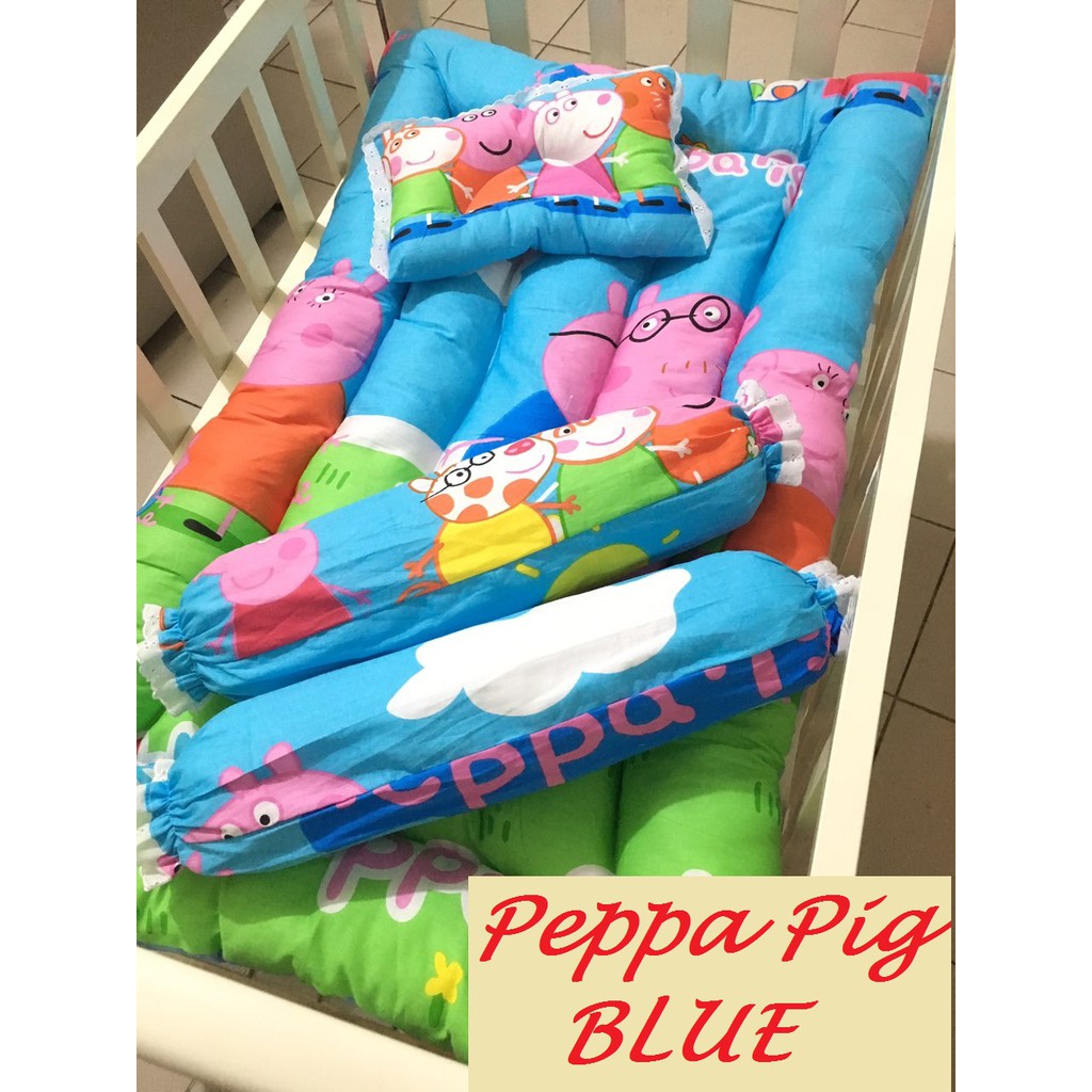 peppa pig crib set