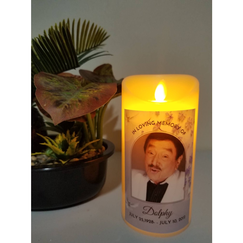 PERSONALIZED LED CANDLE WITH PICTURE FOR UNDAS Shopee Philippines