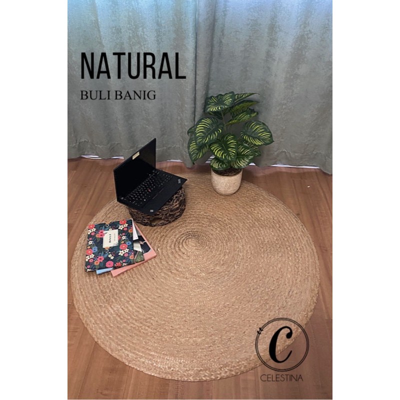 buri carpet or mat in natural color Shopee Philippines