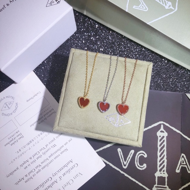 vca heart necklace