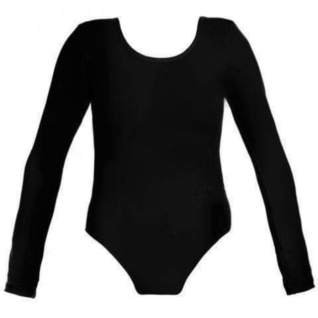 black leotard