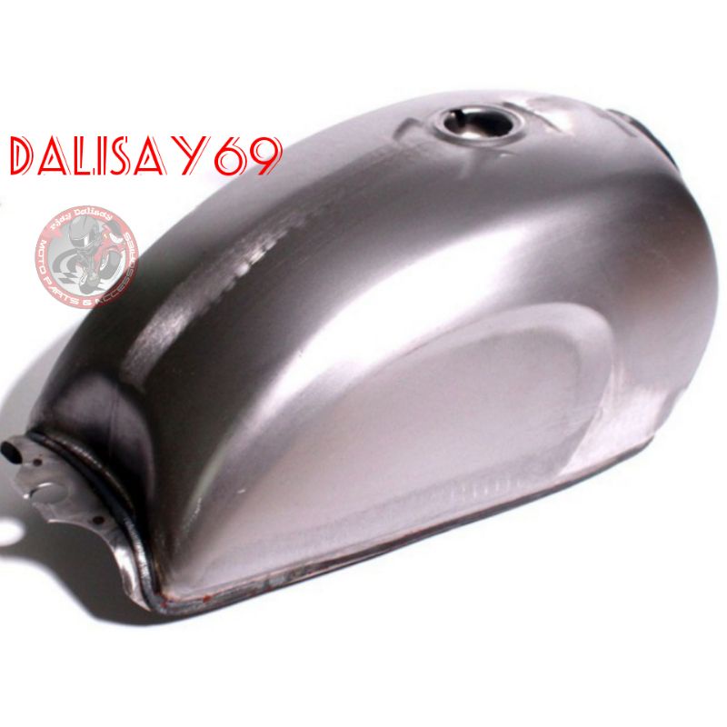 Unpainted Universal Motorcycle 9l Gas Fuel Tank Oil Box Raw Bare Metal Cafe Racer Scrambler For Cfmo Shopee Philippines