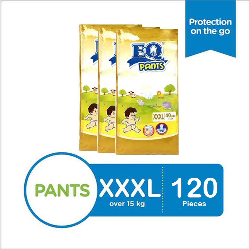 [Mom's Club Exclusive] EQ Pants Jumbo Pack XXXL 40's x 3 #1