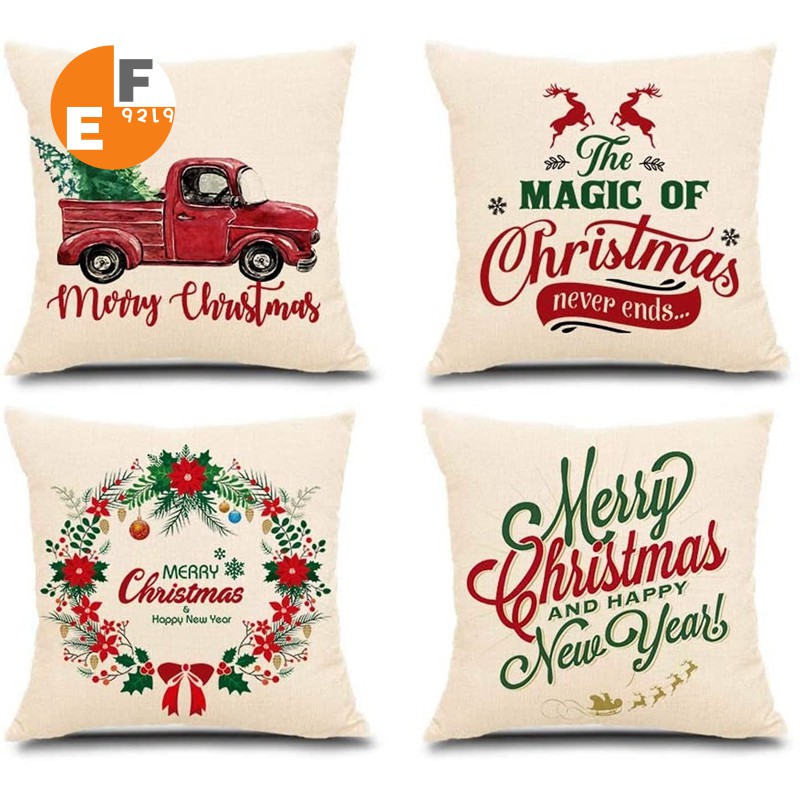 christmas throw pillow covers