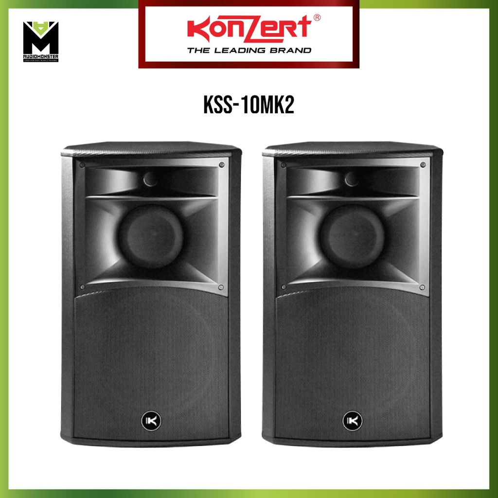 Konzert KSS10MK2 500W 10 inch 3 Way Speaker System with Neo Horn