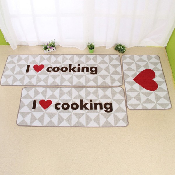 Floor Mat Simple Printing Kitchen Carpet House Doormat Anti Slip