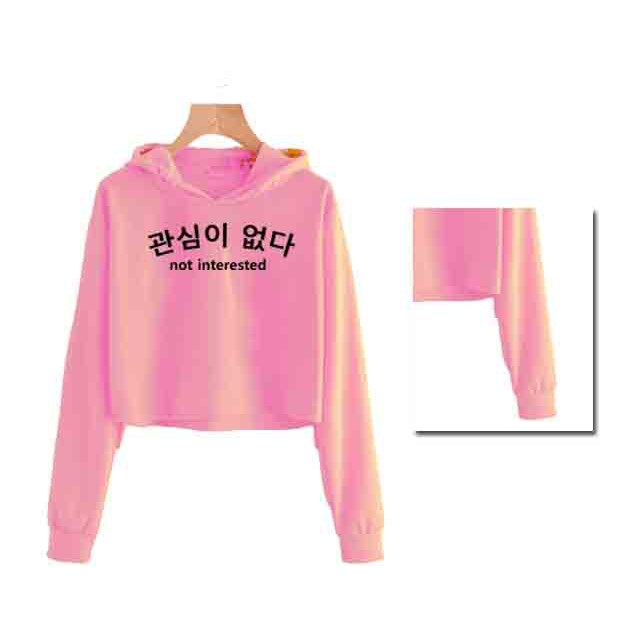 hoodie jacket crop top