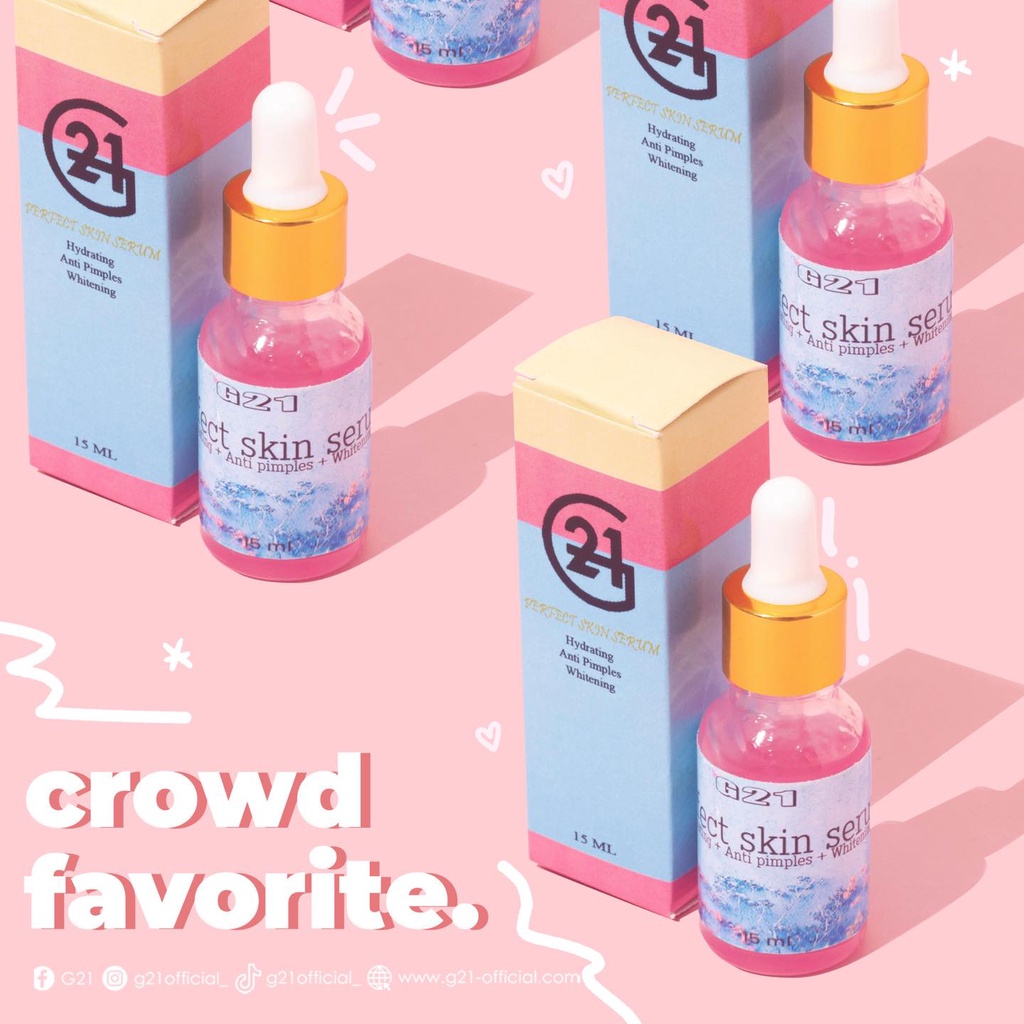 G21 Perfect Skin Serum ONHAND with FREEBIE | Shopee Philippines